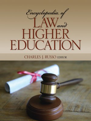cover image of Encyclopedia of Law and Higher Education